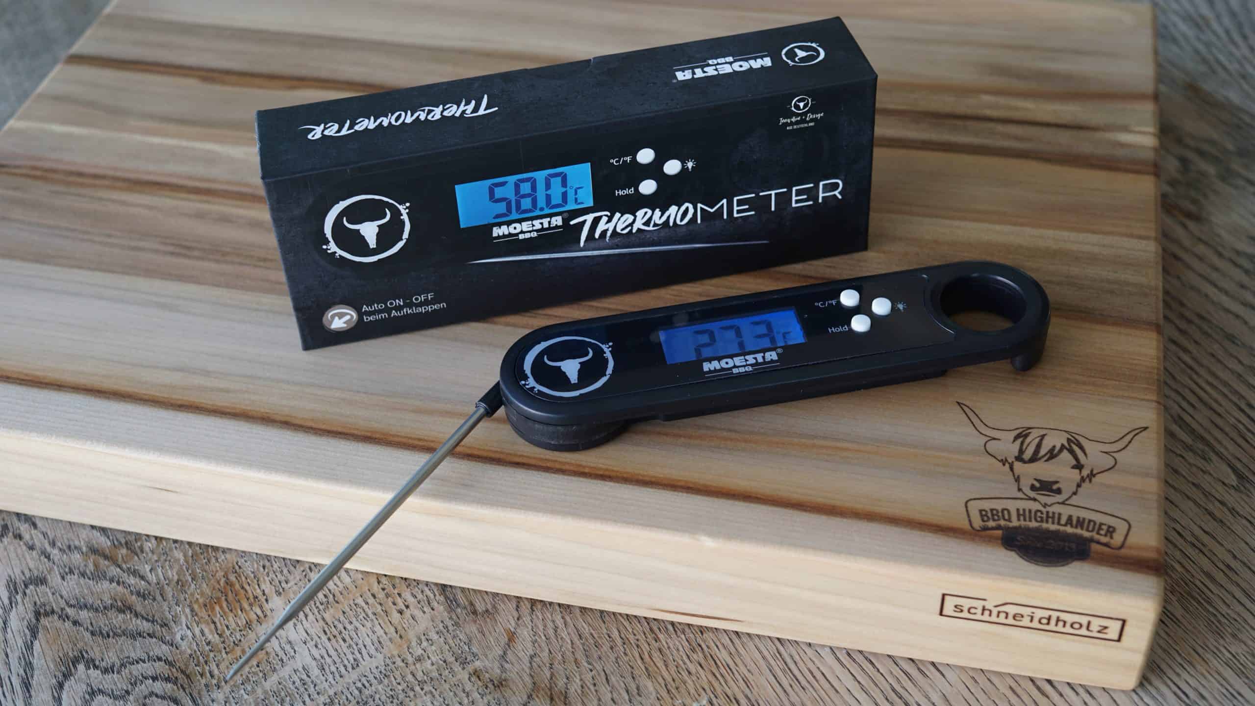 Moesta-BBQ Thermometer No.1  Das BBQ-Grillthermometer Einstichthermometer 