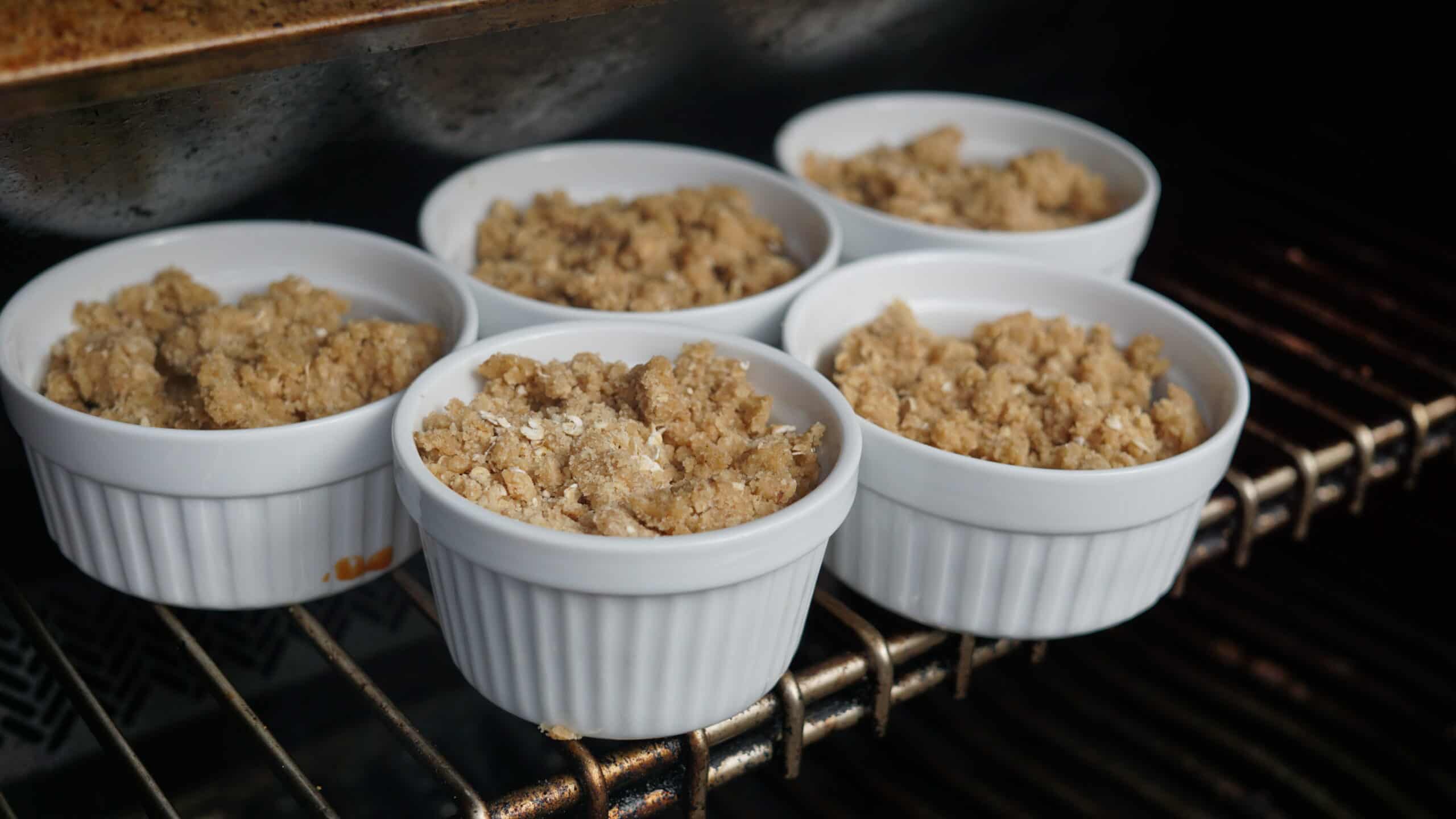 Crumble im Grill